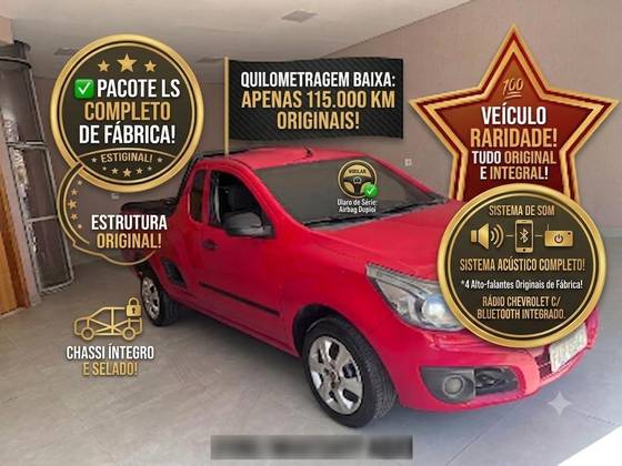 CHEVROLET MONTANA 1.4 MPFI LS CS 8V FLEX 2P MANUAL CHEVROLET MONTANA 1.4 MPFI LS CS 8V FLEX 2P MANUAL
